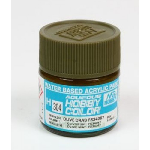 Mr Hobby Aqueous color H-304 Olive Drab FS34087